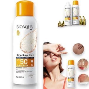 Protector solar de Arroz en Spray Spf50+ Bioaqua-9019