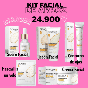 Kit Facial de Arroz Bioaqua-BQ001